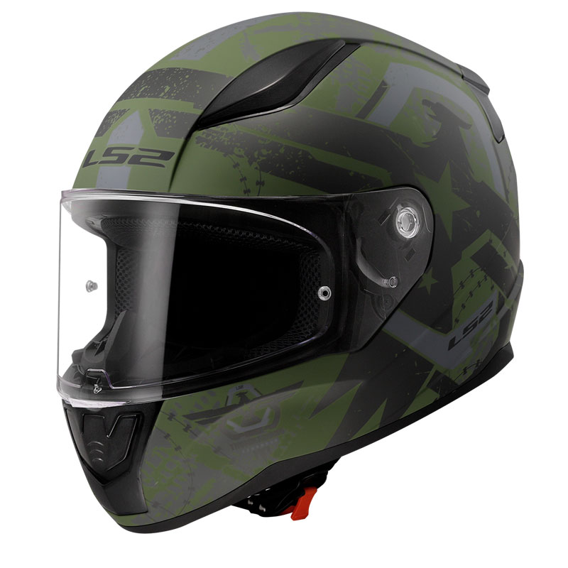 LS2 RAPID 2 THUNDER BIRDS MAT YEŞİL KASK 